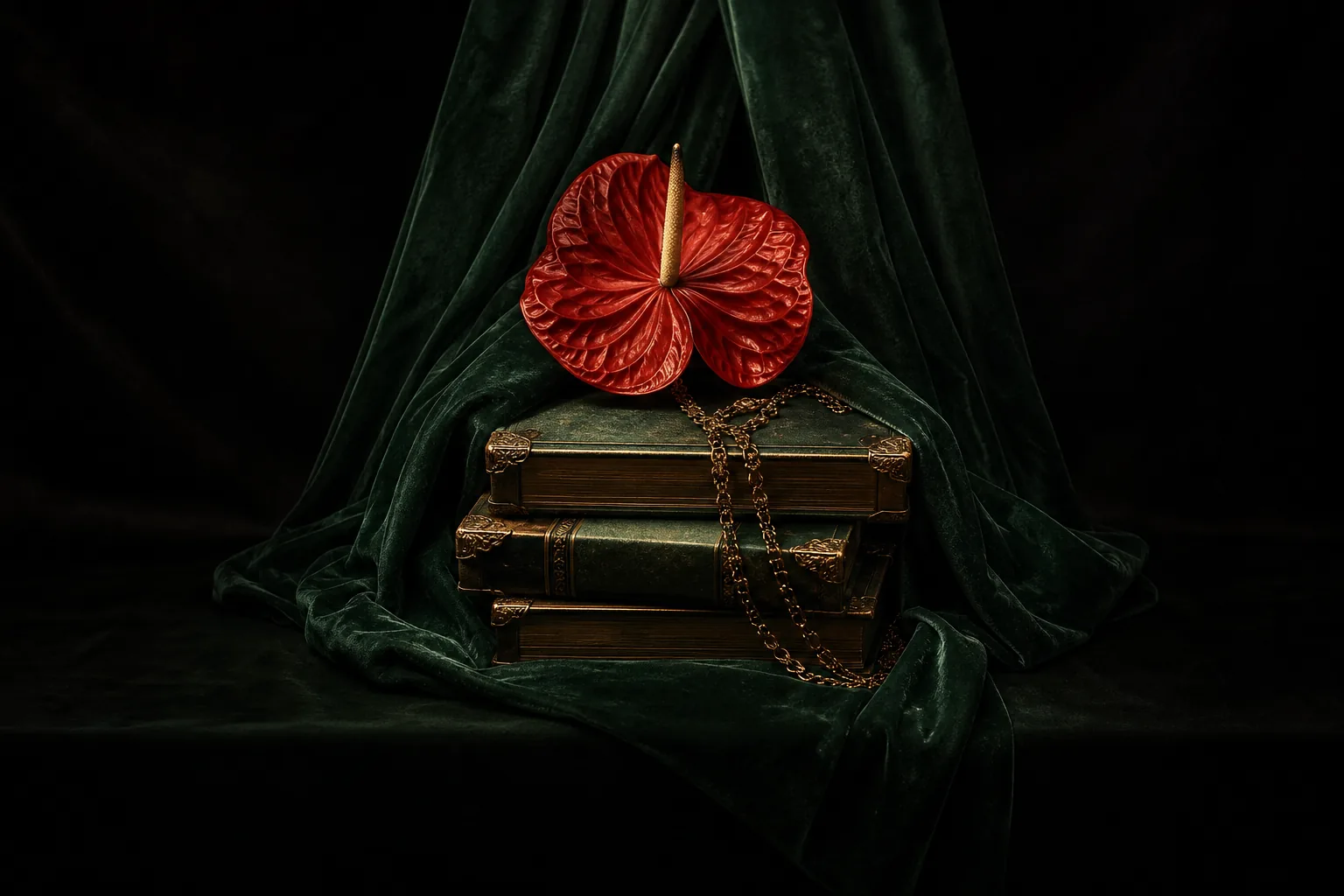 Velvet and brass still